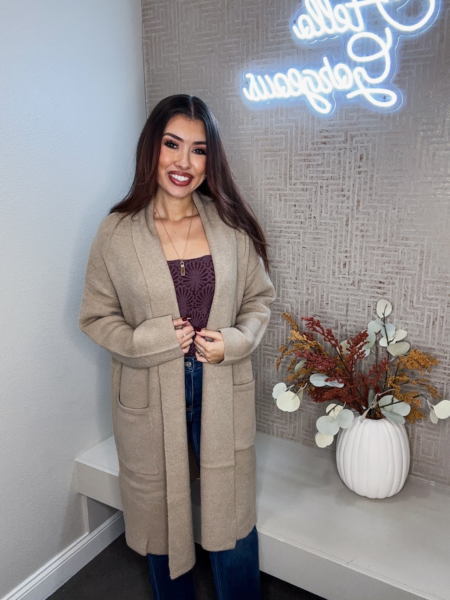 Serina Long Cardigan