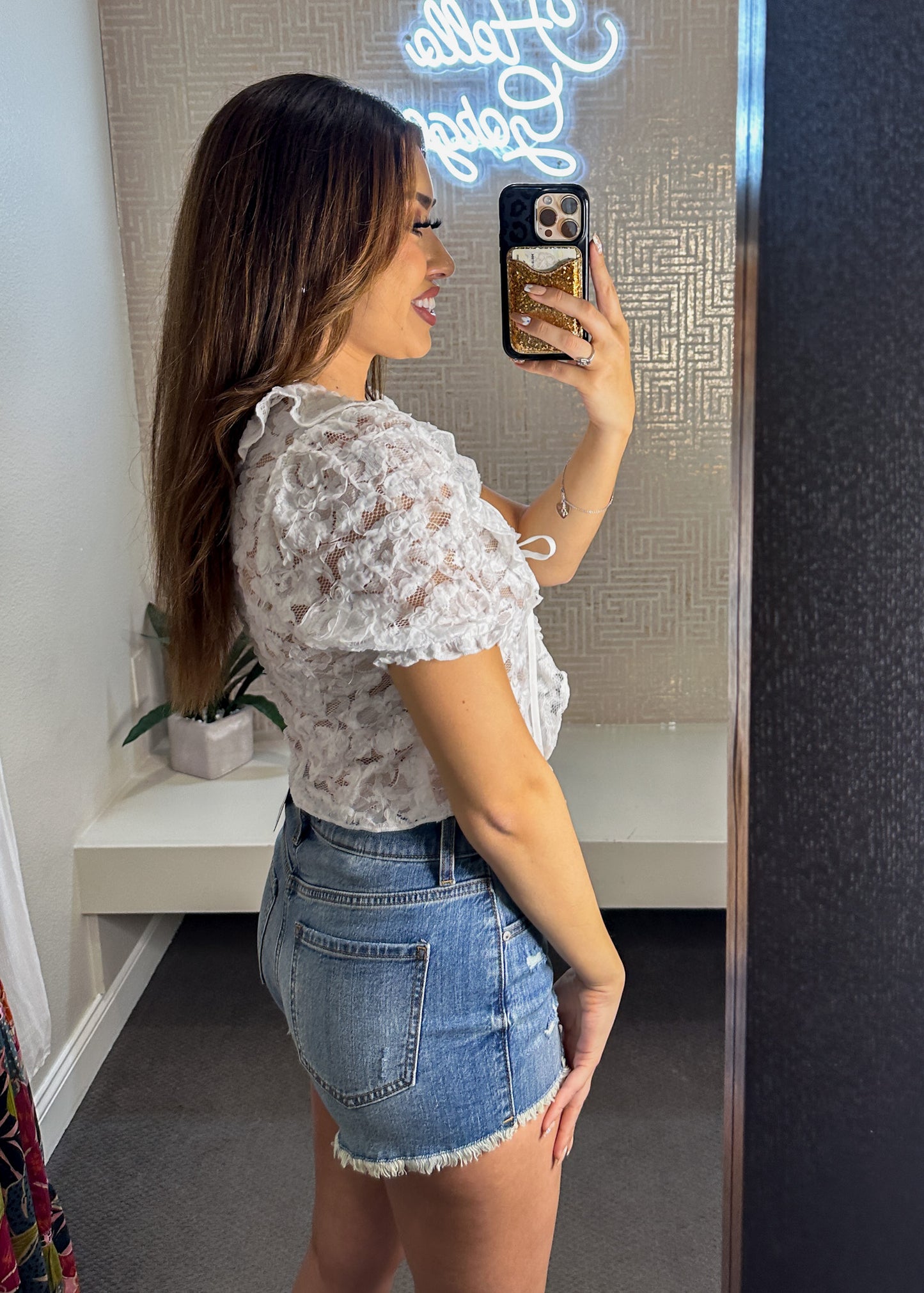 Meadow Bow Detail Top