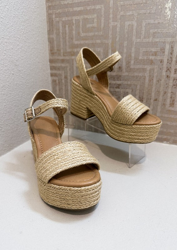 Jute Platform Sandal