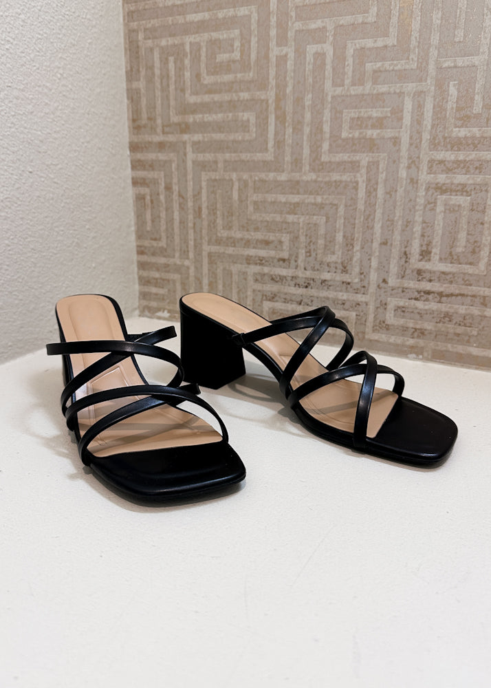 Quena Strappy Block Heel