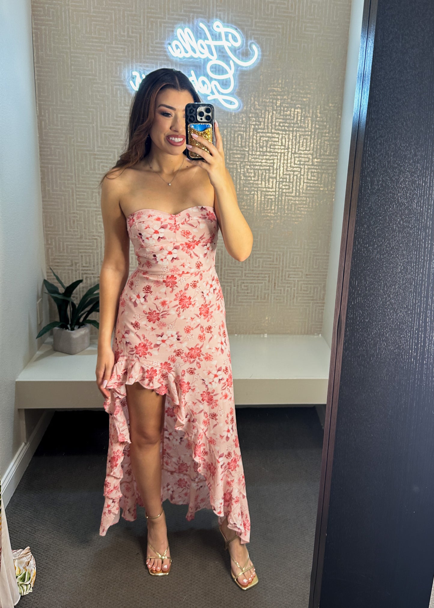 Carrie Ann Asymmetrical Maxi Dress