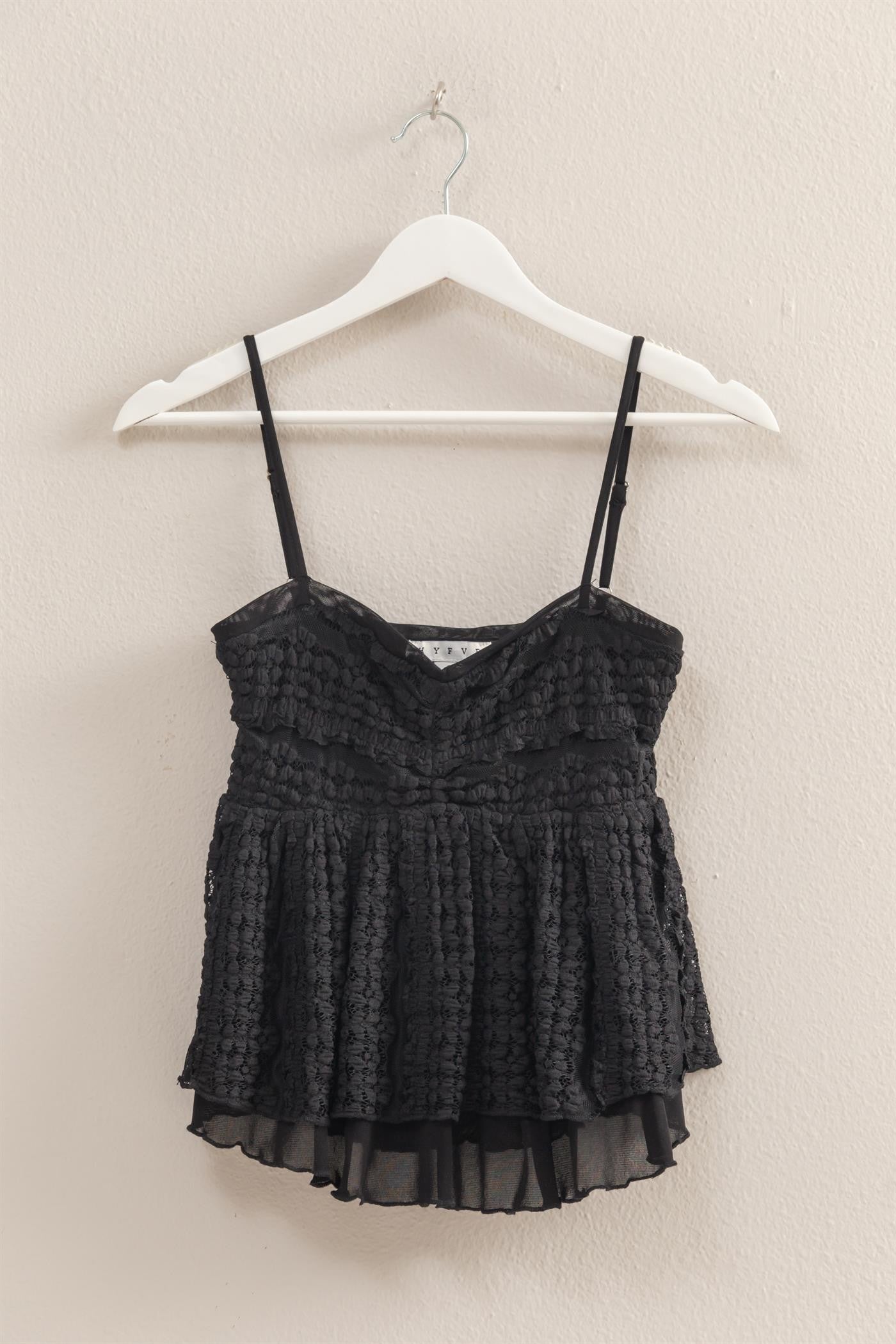 Vianna Sweetheart Lace Cami Top