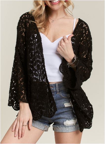 Cecelia Crochet Cardigan
