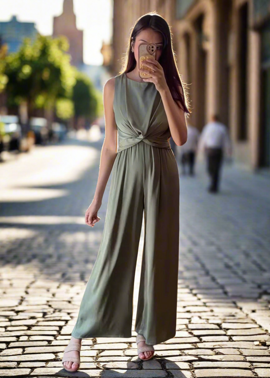 Kerra High Neck Jumpsuit