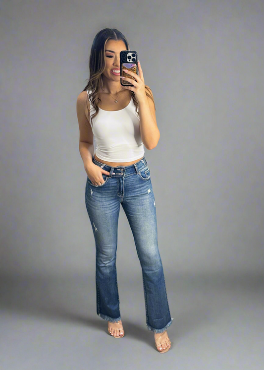Auggie High Rise Bootcut