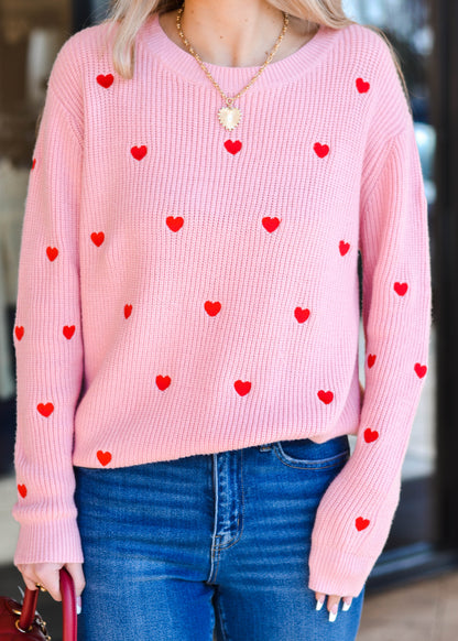 Sweetheart Confetti Sweater