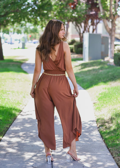 Hazel Waist Smocked Jumpsuit