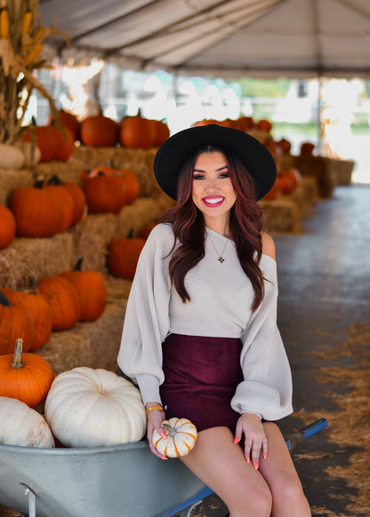 Celeste Boat Neck Sweater