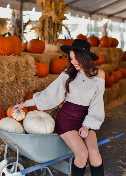 Celeste Boat Neck Sweater