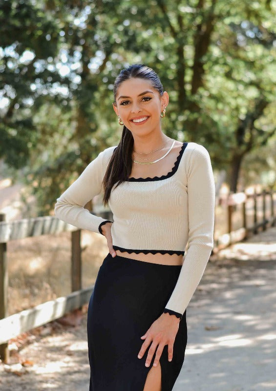 Bonnie Long Sleeve Knit Top