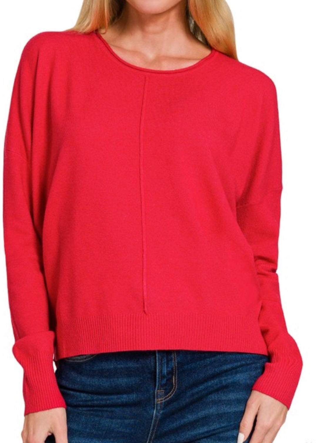 Eli Front Seam Sweater