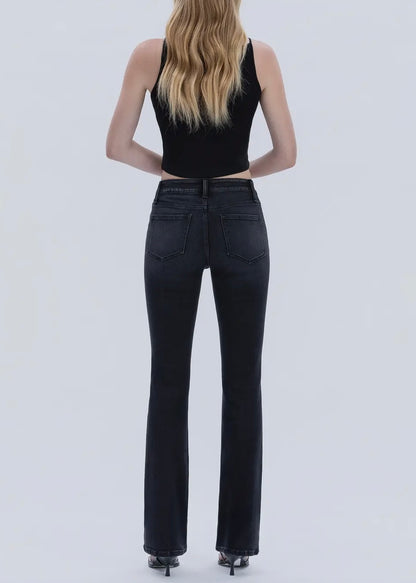 Ovidia High Rise Slim Bootcut Jeans