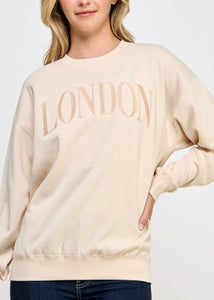 London Fleece Oversized Sweatshirt