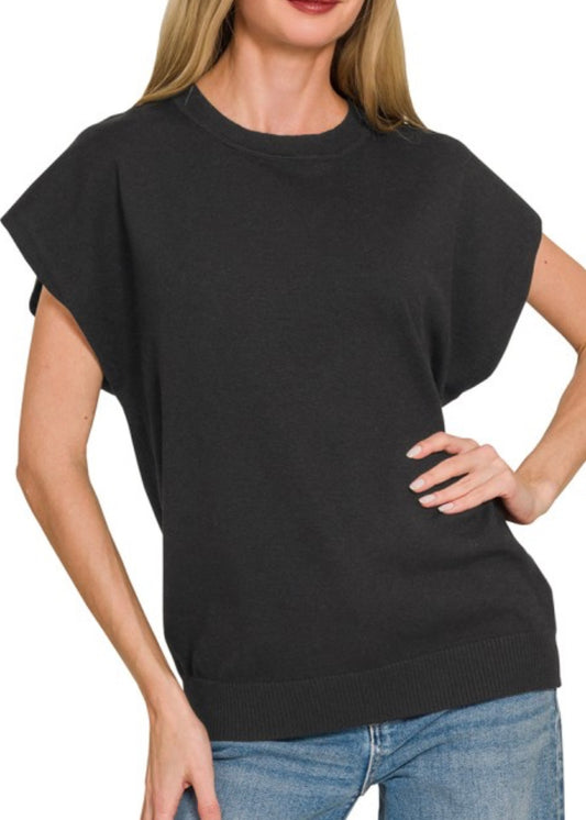 Fading Sun Short Sleeve Sweater