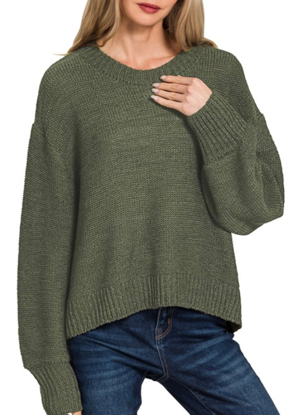 Eloise Balloon Sleeve Sweater