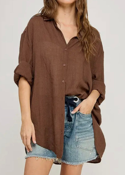 Estelle Button Down Oversized Shirt