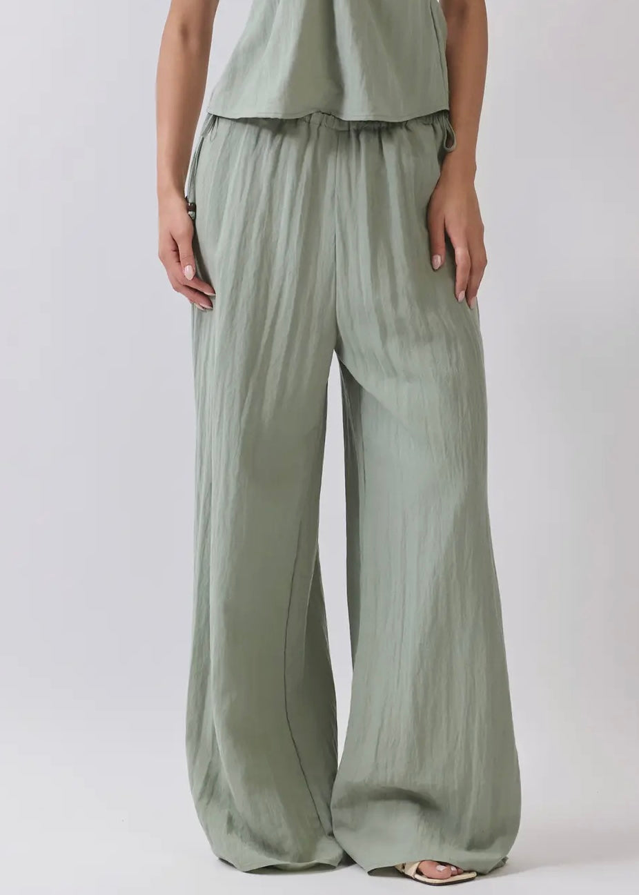 Vianne Tie Detail Wide Leg Pants
