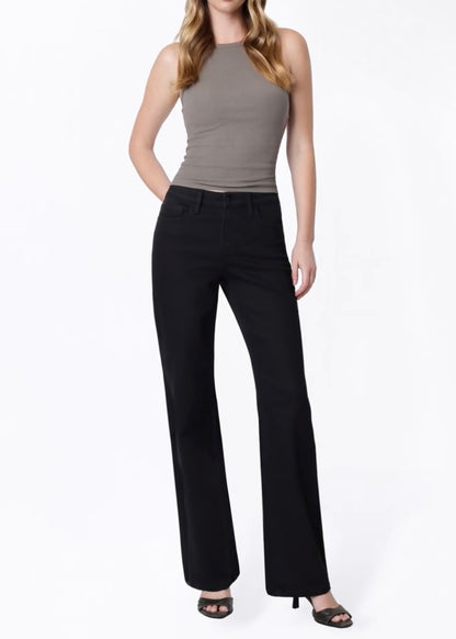 Irvin High Rise Slim Wide Jeans