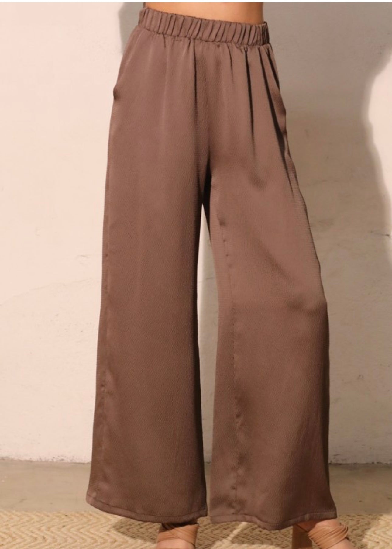 Jennah Hammer Satin Pants