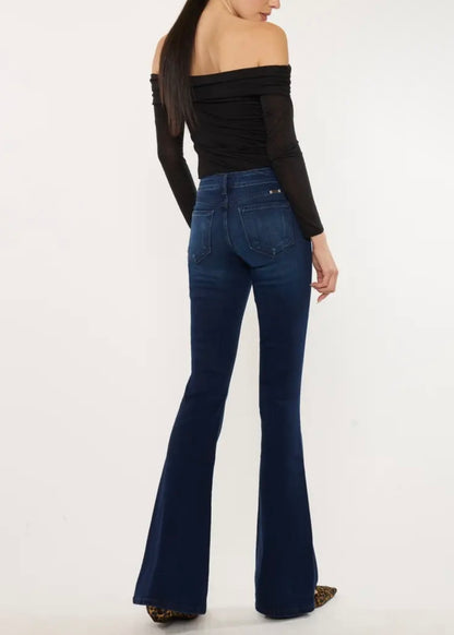 Dovelyn Mid Rise Flare Jean