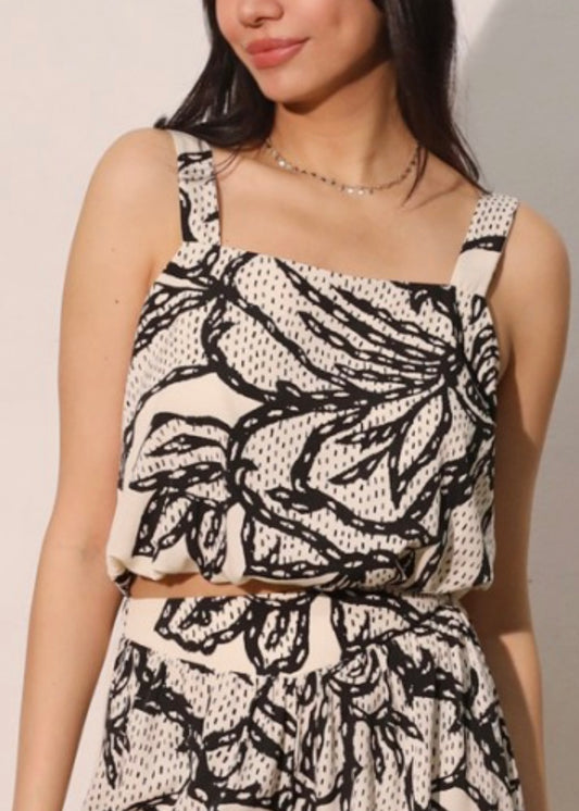 Laurie Chantilly Print Top