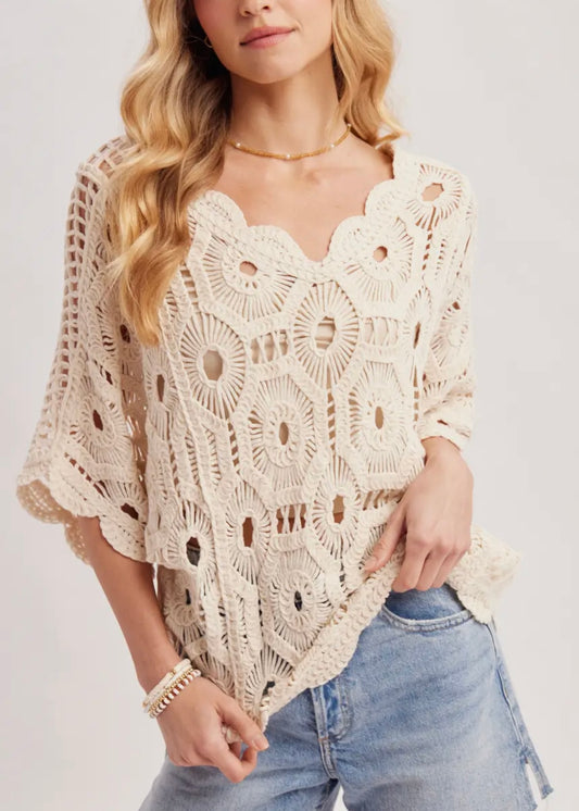 Mabel Crochet Top