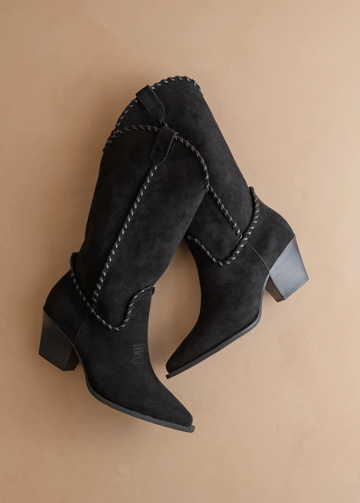 Jovie Whipstitch Western Cowboy Boot