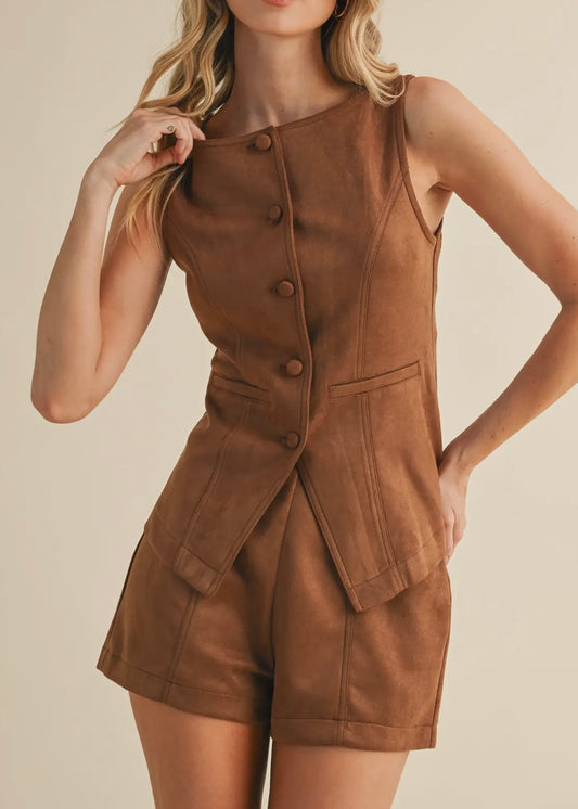 Binx Button Up Vest