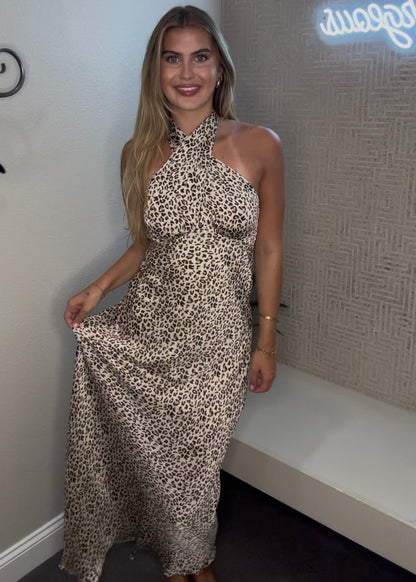 Picturesque Leopard Maxi Dress