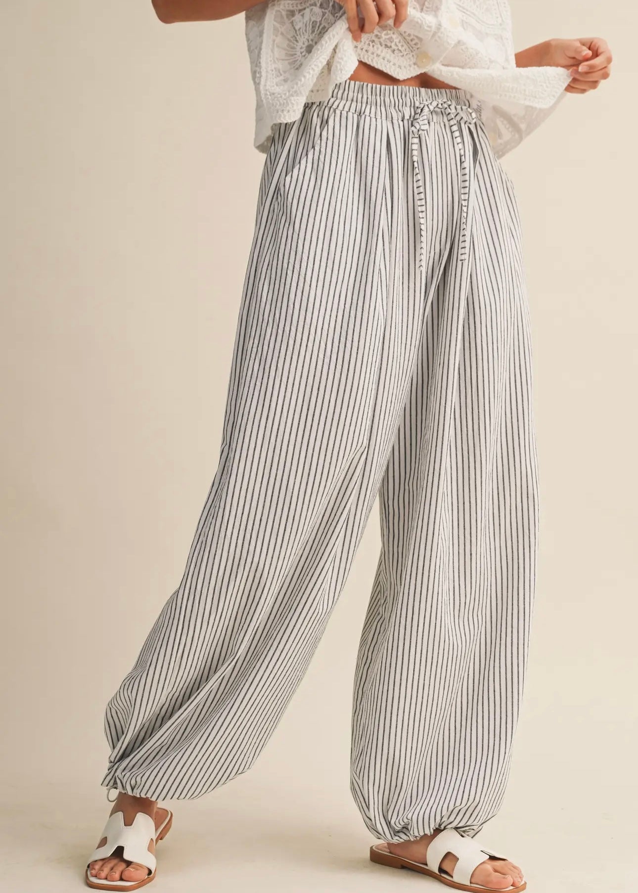 Sukie Stripped Wide Pant