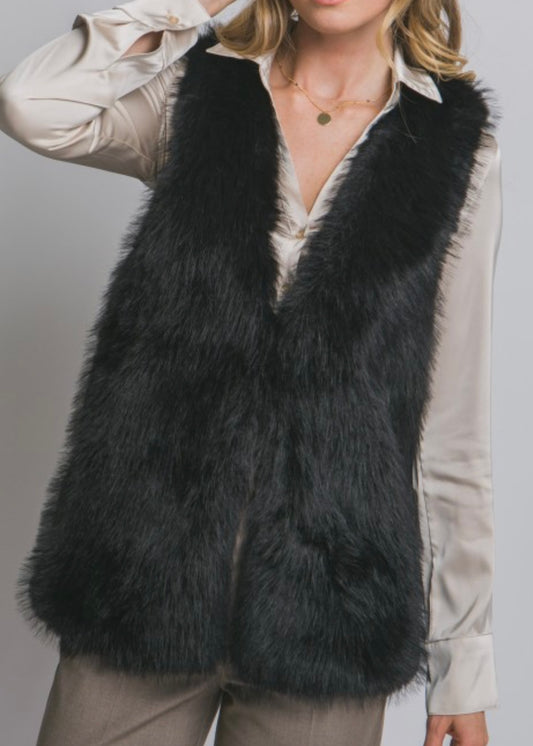 Katrina Faux Fur Vest