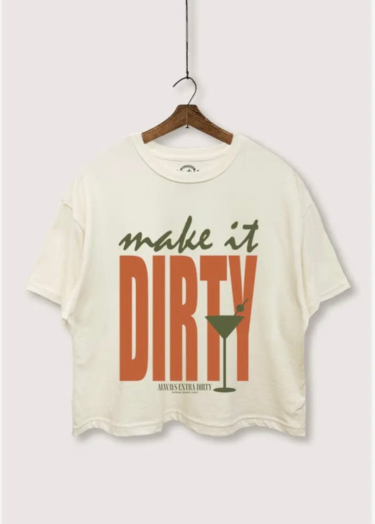 Make It Dirty Martini Graphic Tee