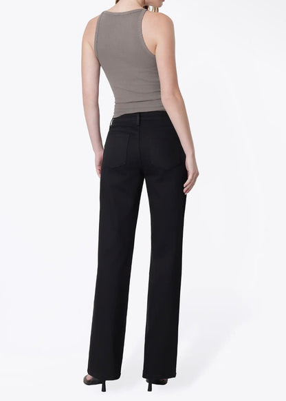 Irvin High Rise Slim Wide Jeans