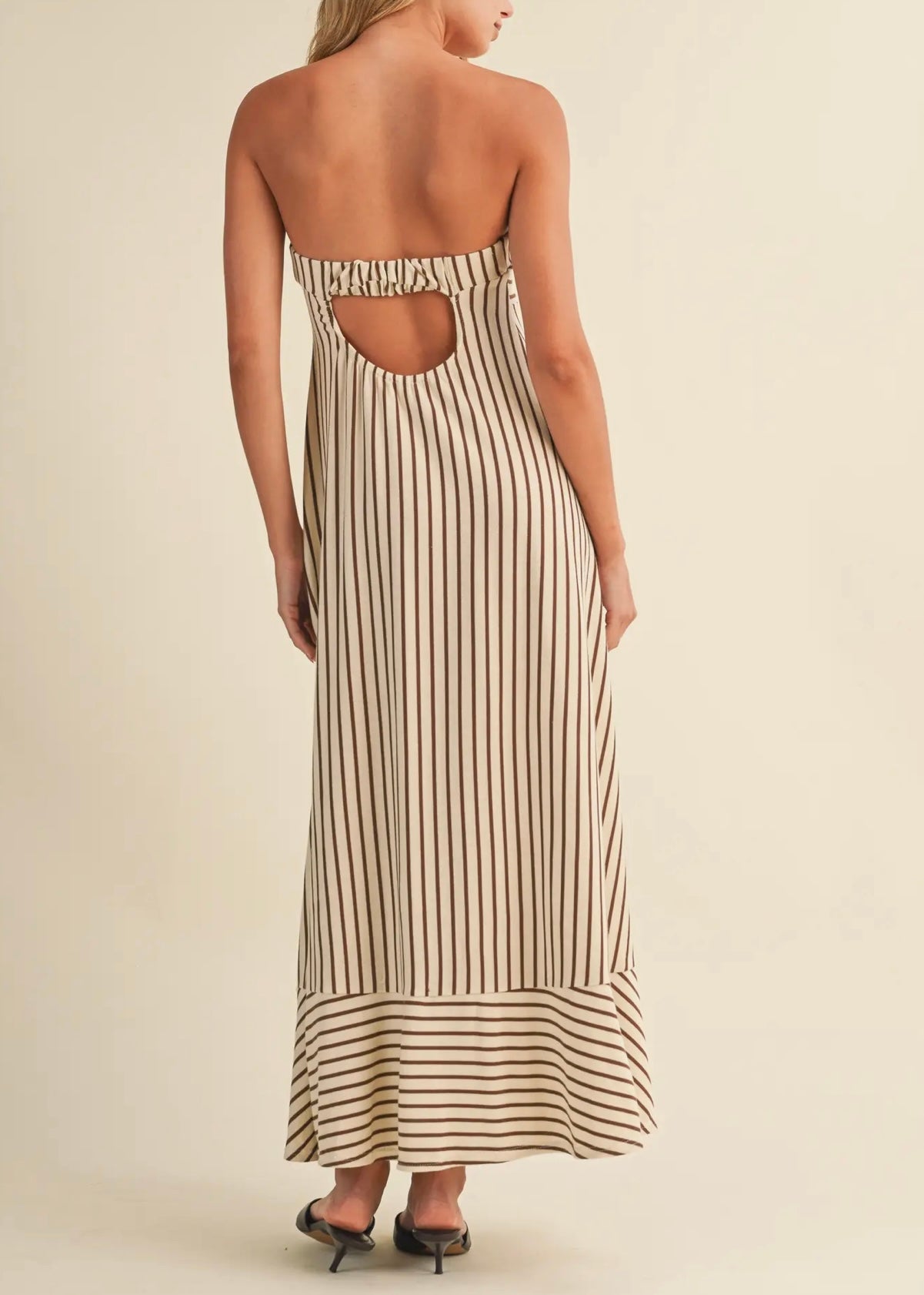Lola Striped Maxi Dress