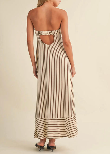 Lola Striped Maxi Dress