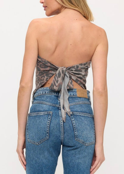 Leopard Bandana Top