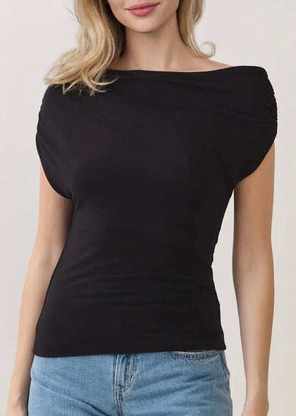 Araceli Off Shoulder Fitted Top