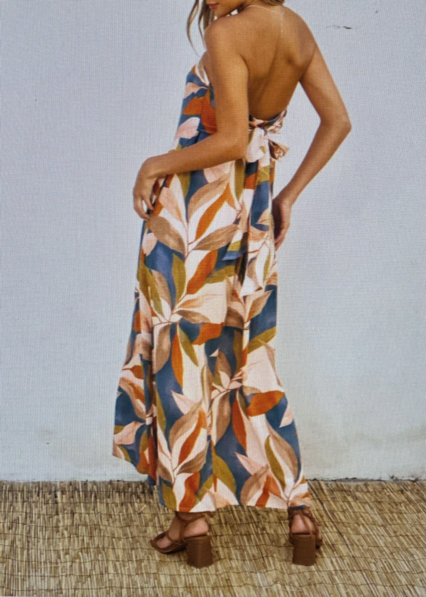 Palm Springs Strapless Maxi Dress