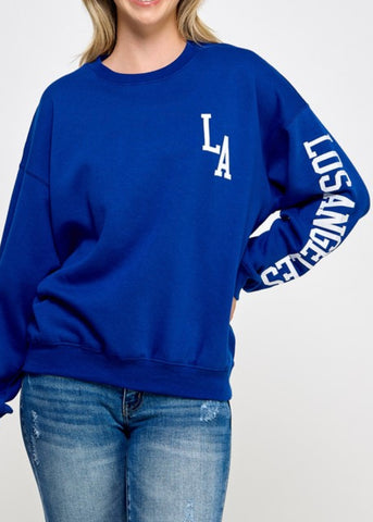 LA Fleece Oversized Sweatshirt