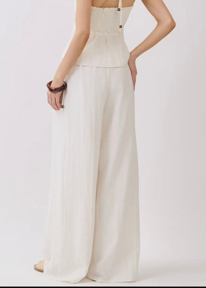 Vianne Tie Detail Wide Leg Pants