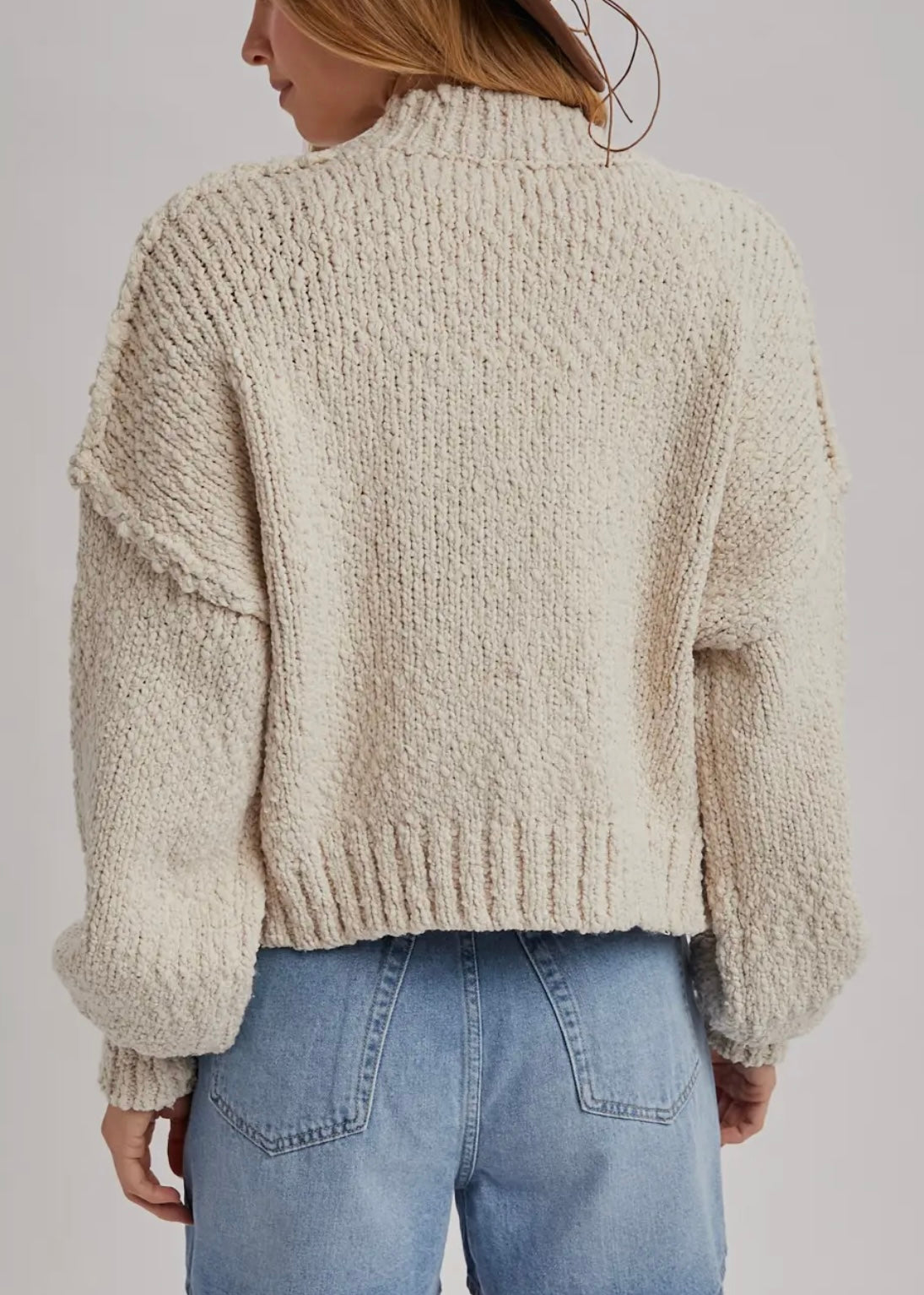 Ayleen Popcorn Knit Cardigan