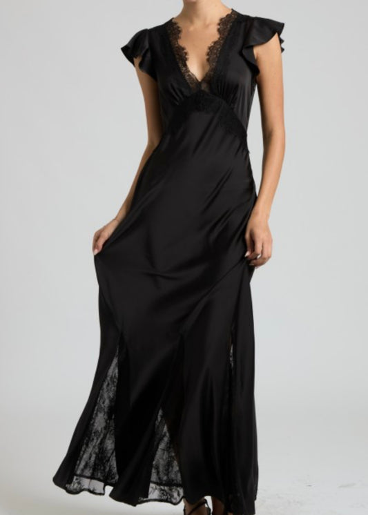 Moonlit Love Satin Maxi Dress
