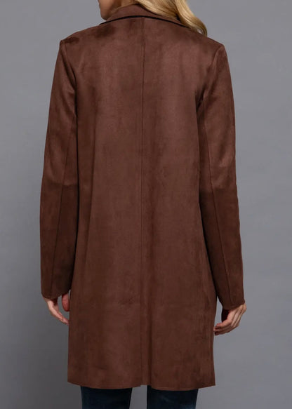 Ellie Open Suede Jacket
