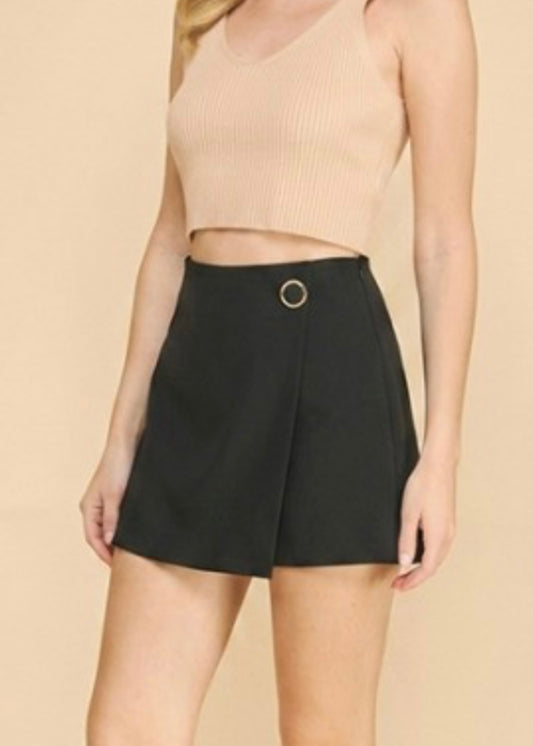 Molly Trim Wrap Skort