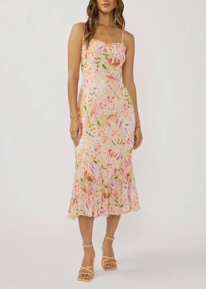 Garden Key Midi Dress