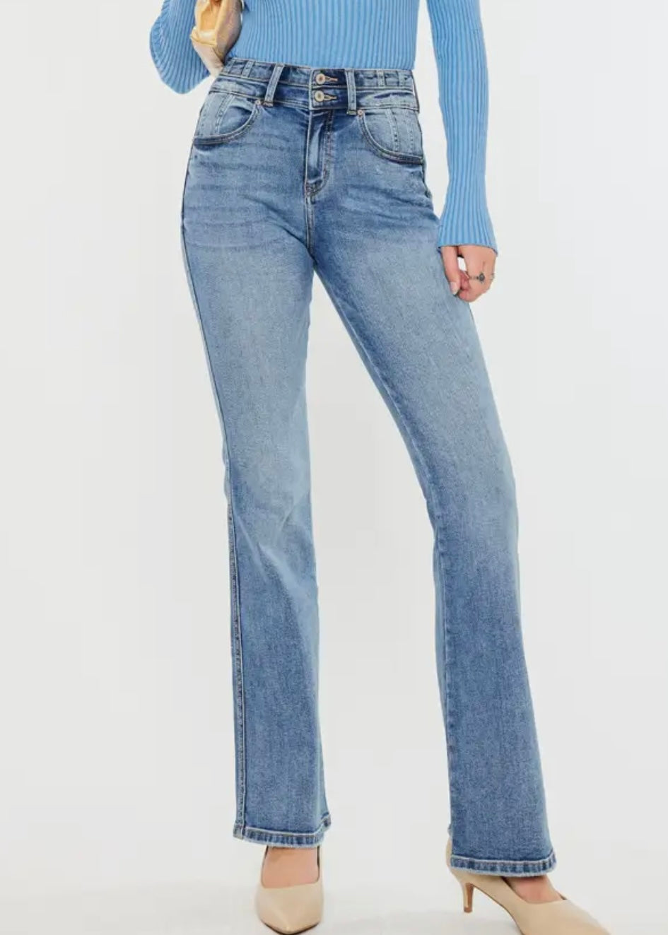 Unstoppable High Rise Flare Jeans