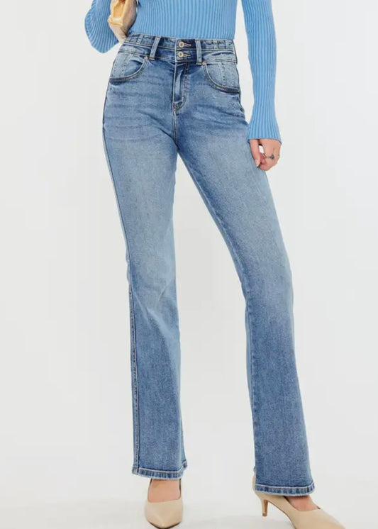 Unstoppable High Rise Flare Jeans