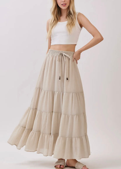 Araceli Tiered Maxi Skirt