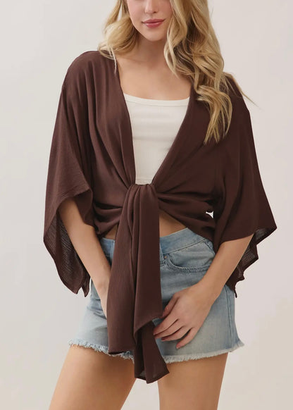 Ella Tie Front Top