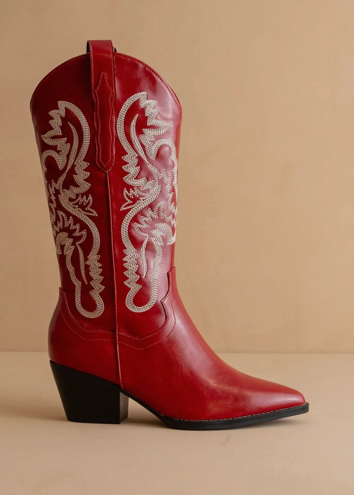 Cherry Classic Western Boot